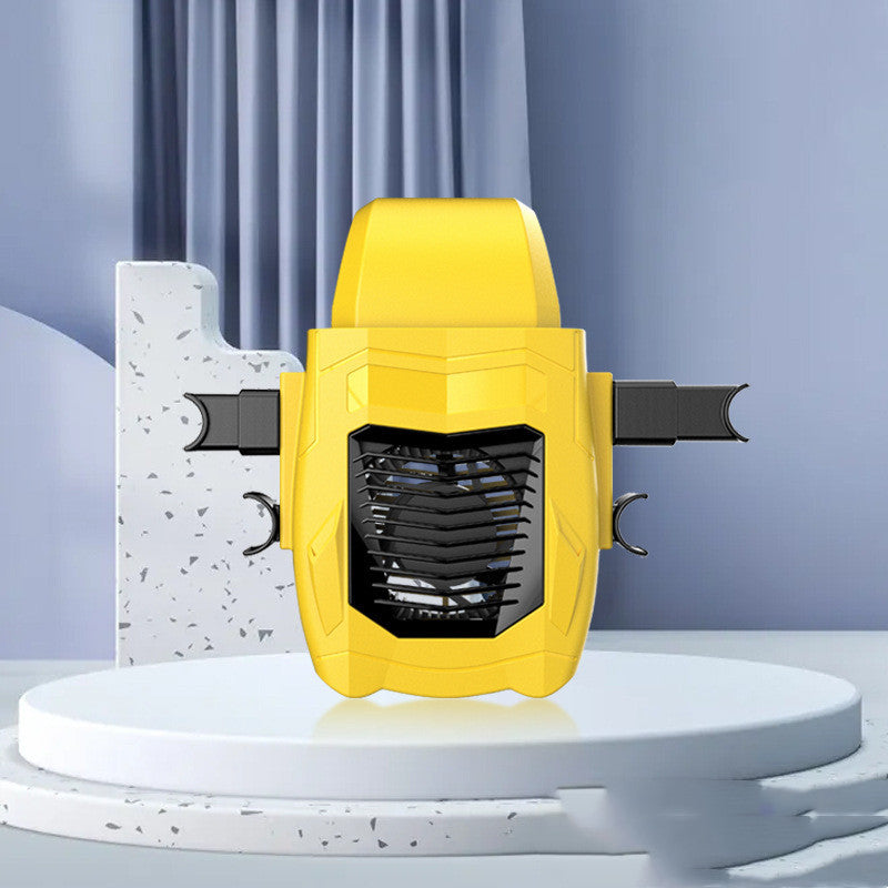 Car Front And Rear Seat Double-head Cooling USB Fan