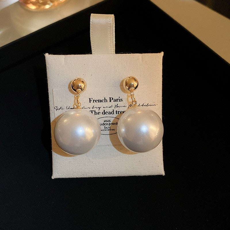 Silver Needle Niche Fashion Earrings For Women Flower Geometric Rhinestone Versatile