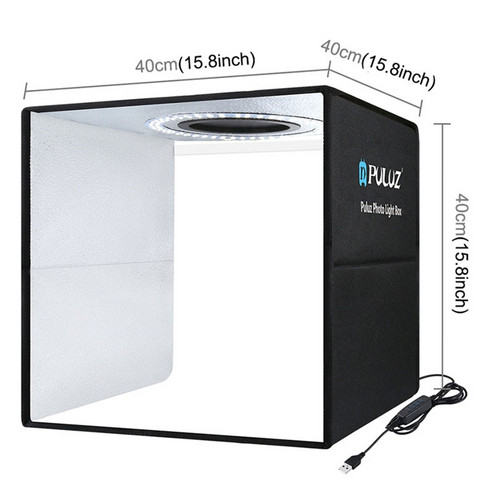PULUZ Portable Photo Studio 96-144 LED Light Tent Bar 25-40cm Cube Soft Box Room