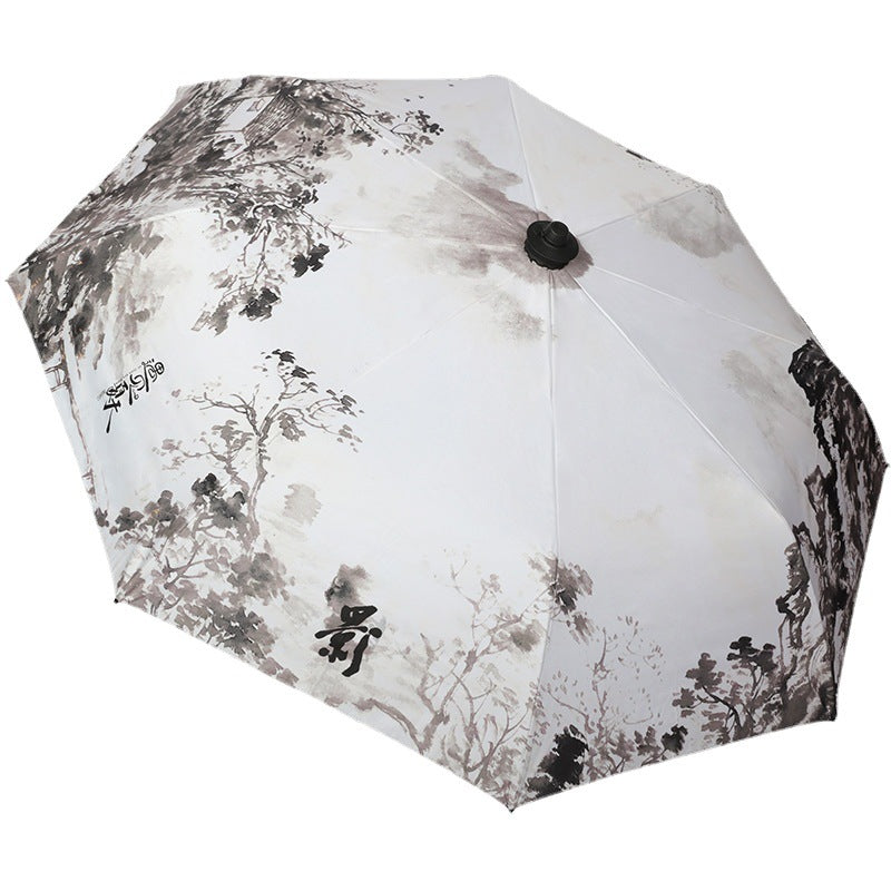 Spray Charging Cooling Folding Anti-ultraviolet Sunshade