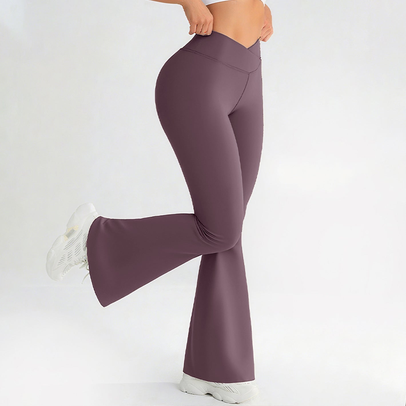 Cross-waist Hip-lifting And Butt-lifting Yoga Fitness Pants