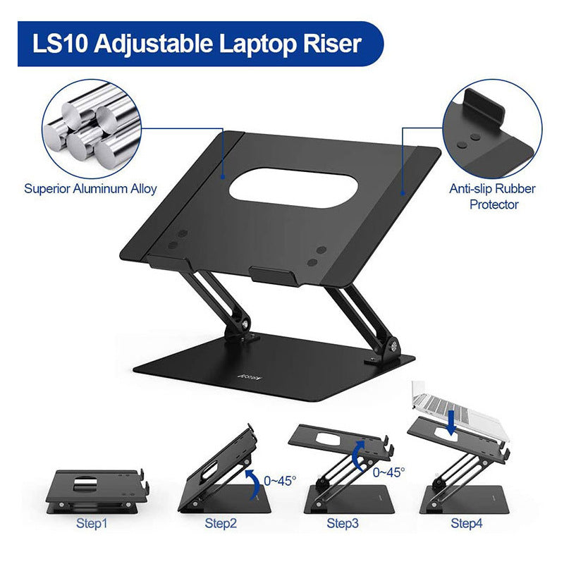 Aluminum Alloy Folding Cooling Computer Bracket