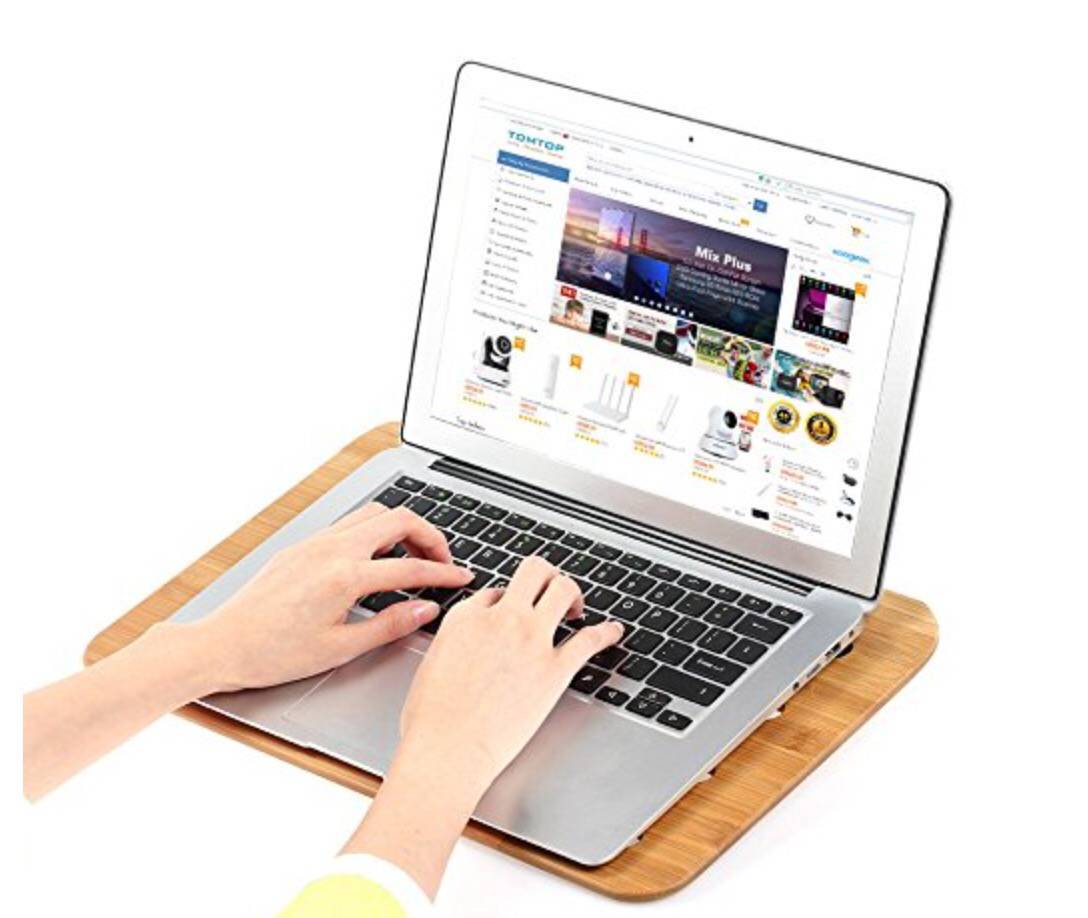 Wooden Notebook Cooling Stand For Reading