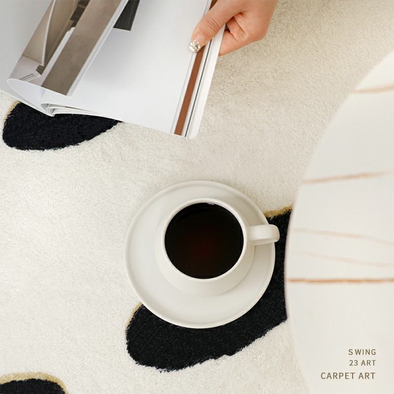 Modern Minimalist Tianjin Carpet Living Room Stain-resistant Easy To Care