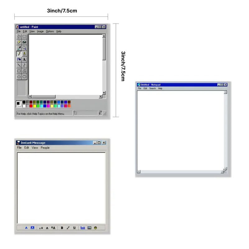 Cross-border Sticky Note Computer Three-piece Set Self-adhesive Notepad