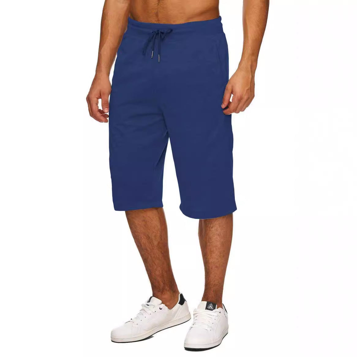 Cross-border Hot Selling 2024 New Men's Loose Straight Capri Pants Plus Size Casual Outdoor Hiking Sports Running Pants