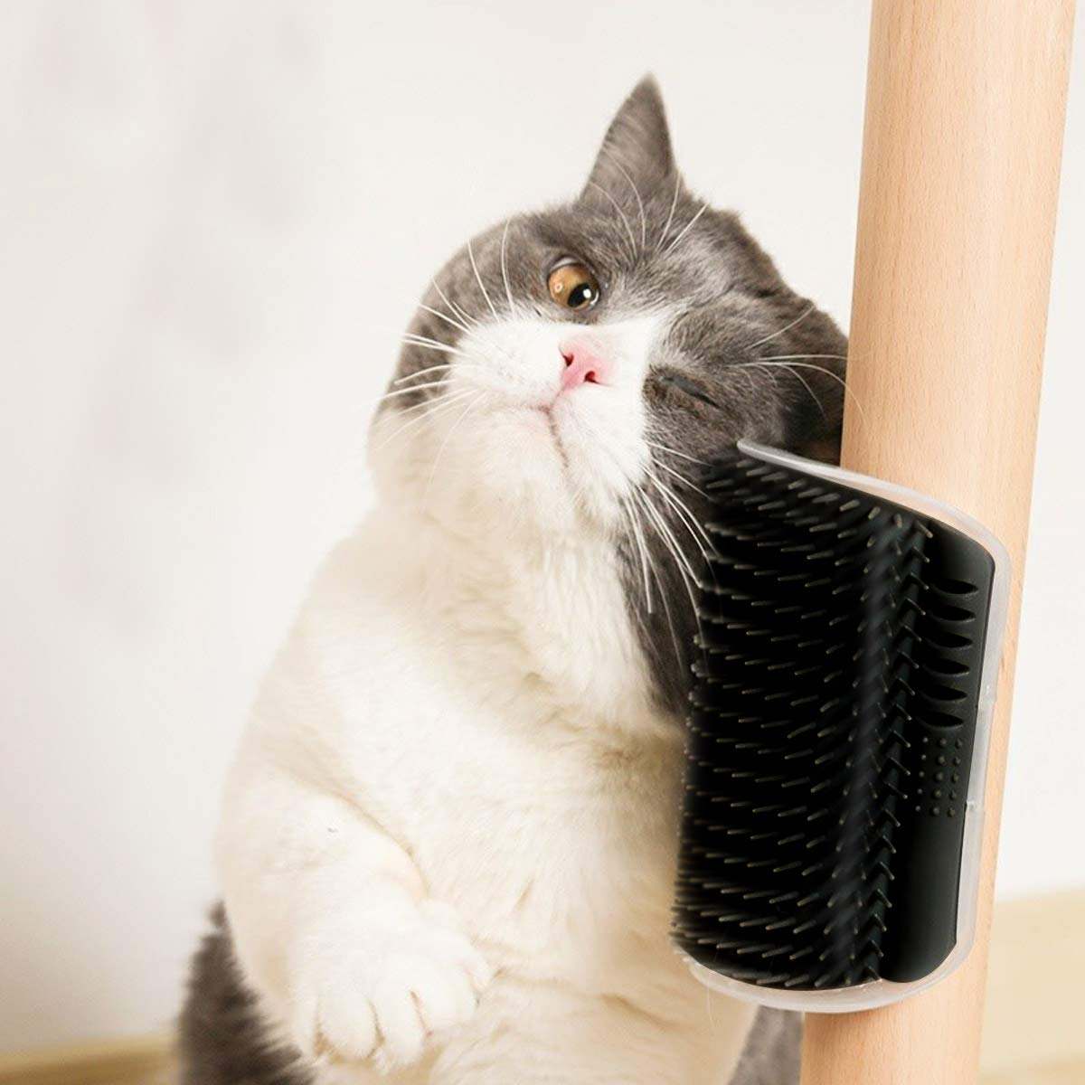 Cat Self Groomer Arch Self Cleaning Slicker Brush Upgraded Cat Brushes Wall Corner For Shedding Grooming, Softer Massager Comb Interactive Toy For Short Long Haired Dog Kitten Puppy