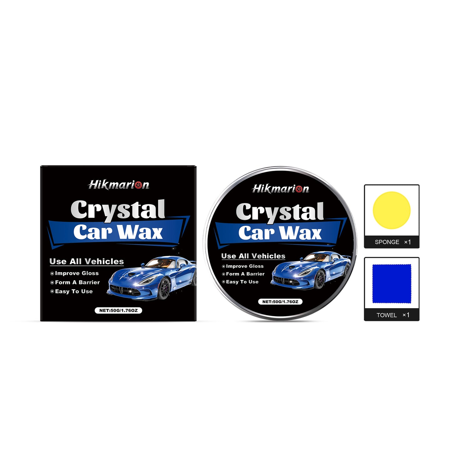 Car Care Wax Set