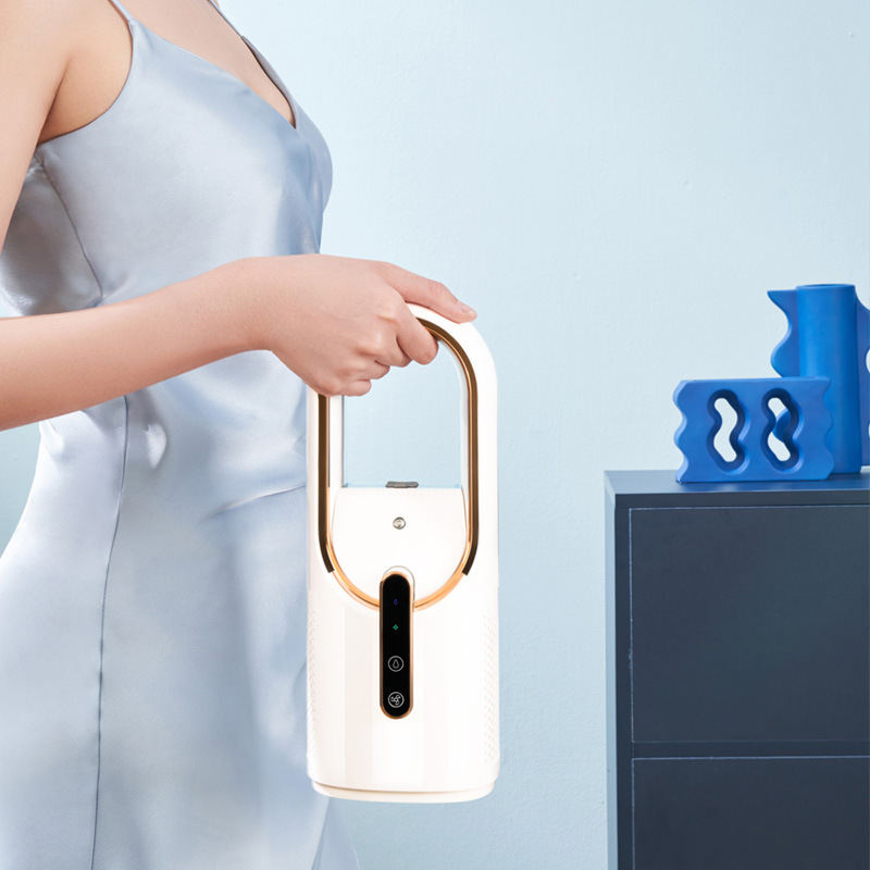 Small Fan Desktop Spray, Desktop Mini Humidifying And Cooling, Portable Usb Charging, Household Bladeless Fan