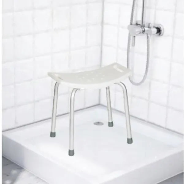 360° Rotatable Adjustable Aluminum Shower Stool Bath Seat