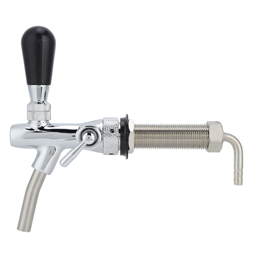 G5/8in Thread Long Shank Adjustable Draft Beer Faucet Tap Dispenser Wine Tools Home Brewing Accessories