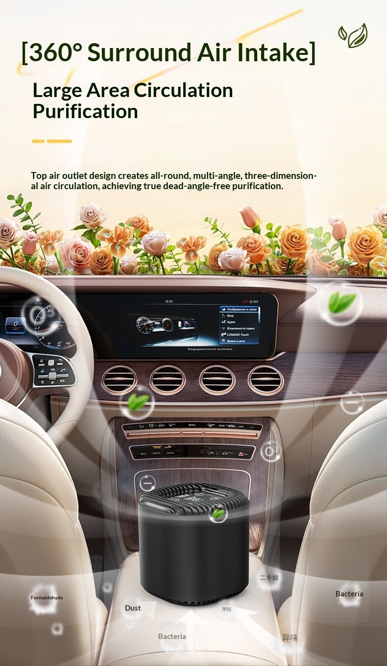 In-Car Charging Mini Negative-Ion Air Purifier