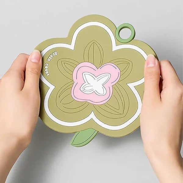 2PCS Flower Shaped Silicone Bathtub Drain Cover, Flat Drain Plug For Kitchen, Bathtub And Laundry, Toddler Bath Essentials, Kids Bathtub Accessories Bathroom Accessories