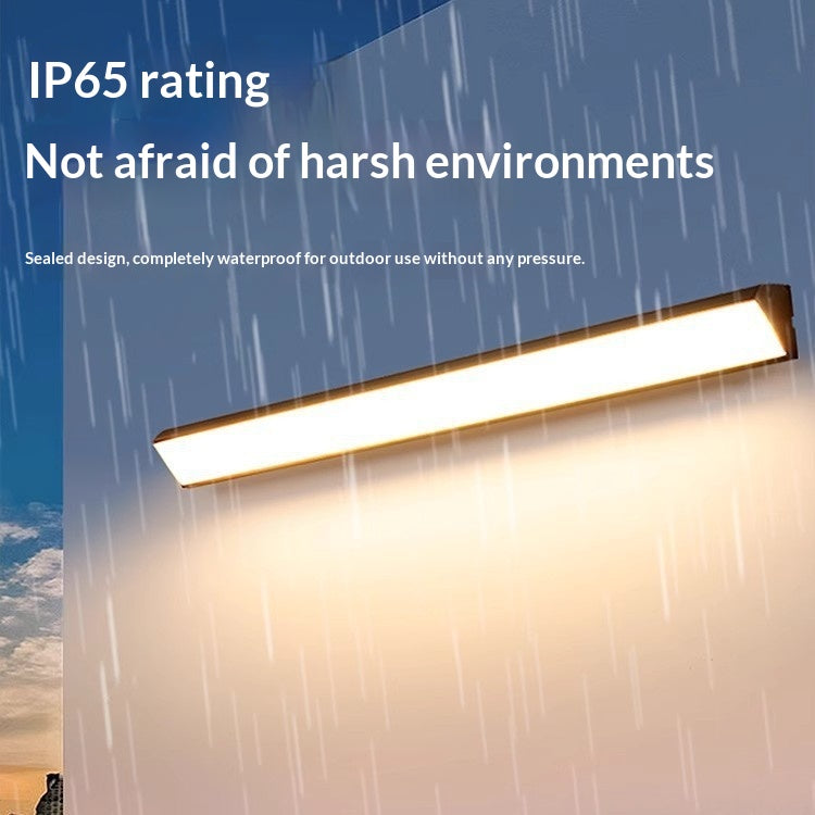Villa Perimeter Fence, Balcony, Corridor Outdoor Waterproof Human-body Induction Wall Lamp