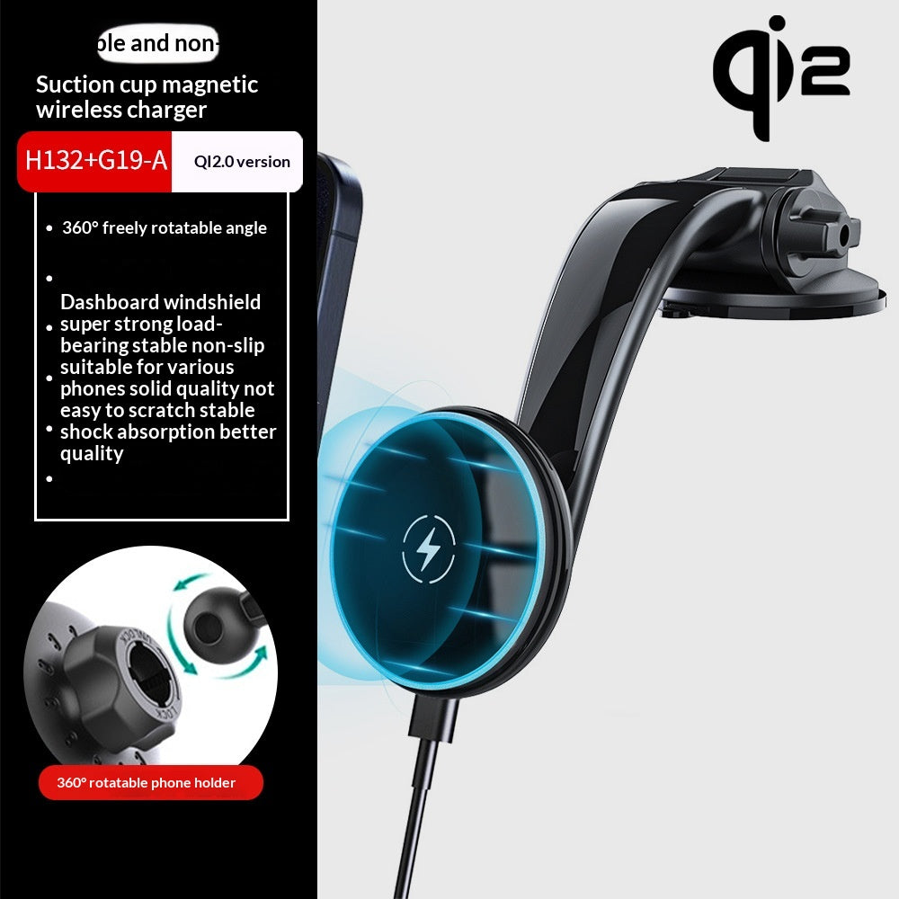 Qi 20 In-car Phone Holder With MagSafe Magnetic Wireless Charging