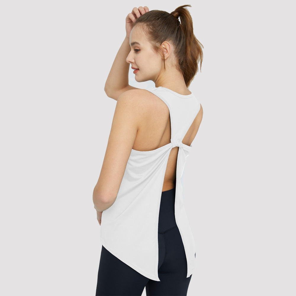 Ladies New Simple Dovetail Yoga Vest