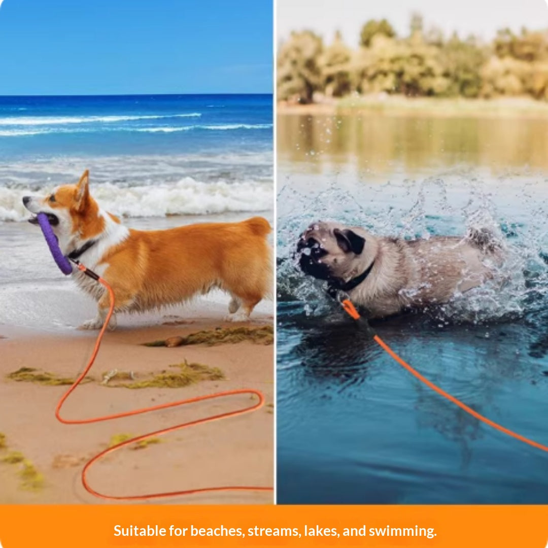 Extra Long Dog Leash For Pet Swimming, Diving, And Floating.