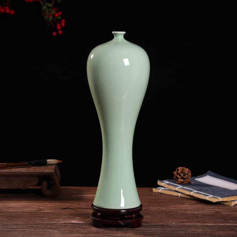 Home Decor Ceramic Color-Glazed Beauty Vase