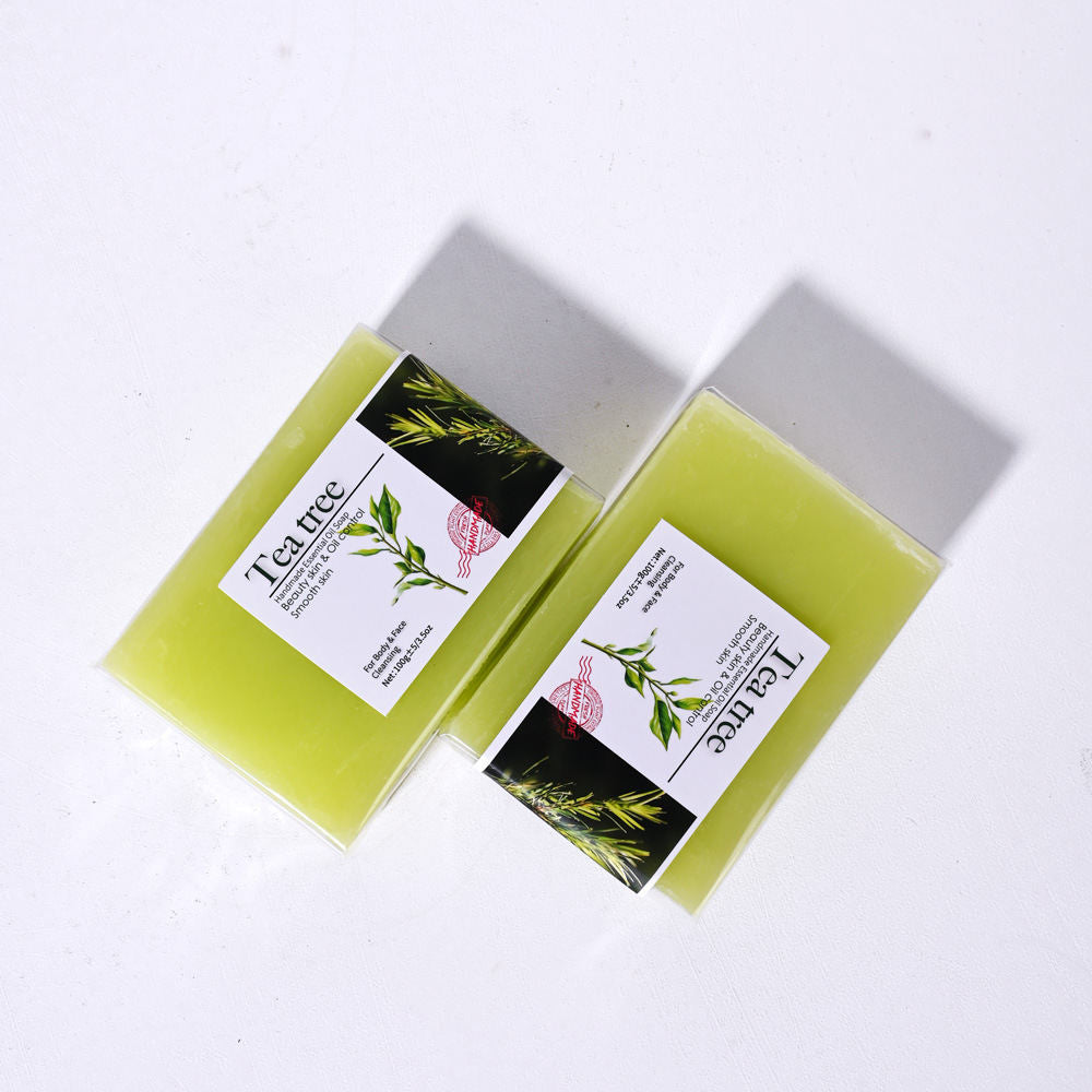 Tea Tree Essential Oil Handmade Soap For Cleansing And Oil Control
