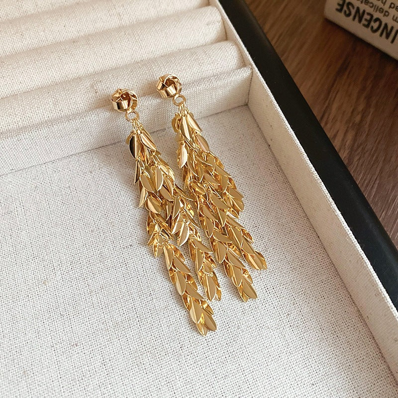 Retro Style Silver Flower Earrings Women Vintage Floral Drop Earrings Fashion Jewelry