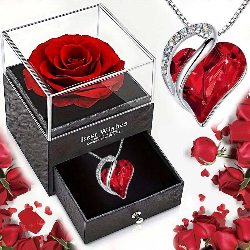 Valentines Day Gift Heart Of The Ocean Love Necklace