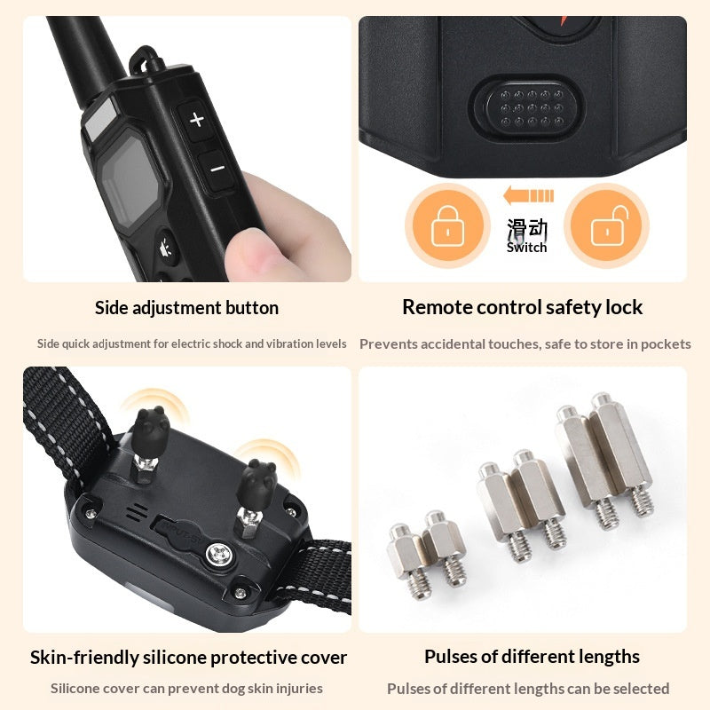 Smart Remote Dog Training Device Anti-Barking Shock Collar