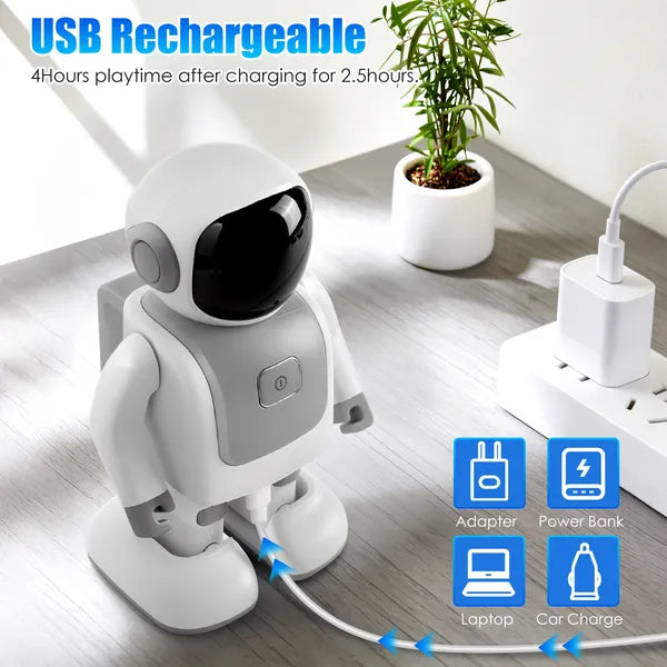 AI Dancing Robot Toy Smart Interactive Learning & Entertainment Robot For Kids With Wireless Music Programmable Moves Voice Assistant
