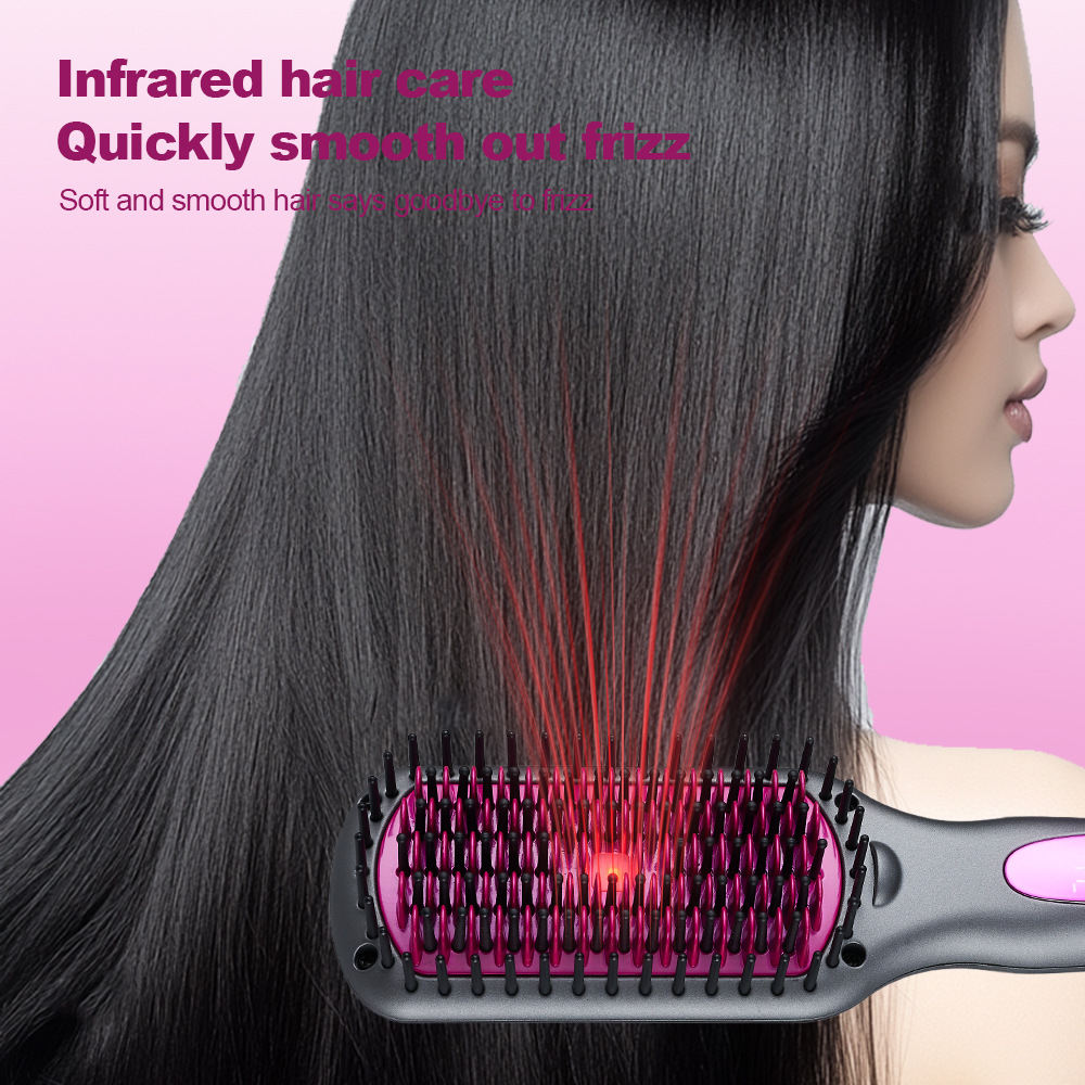 Household Multi-heat Setting Hair Straightening Comb