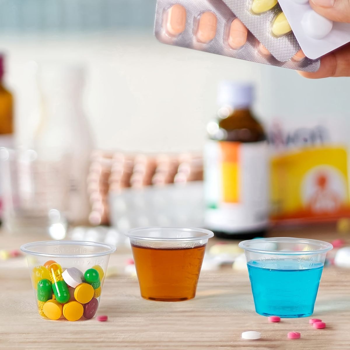 Disposable Thickened Plastic Food-grade Medicine Cup