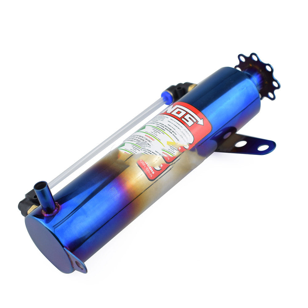 Car Modification Roasted Blue Auxiliary Cooling Water Tank Aluminum Alloy Cooling Pot