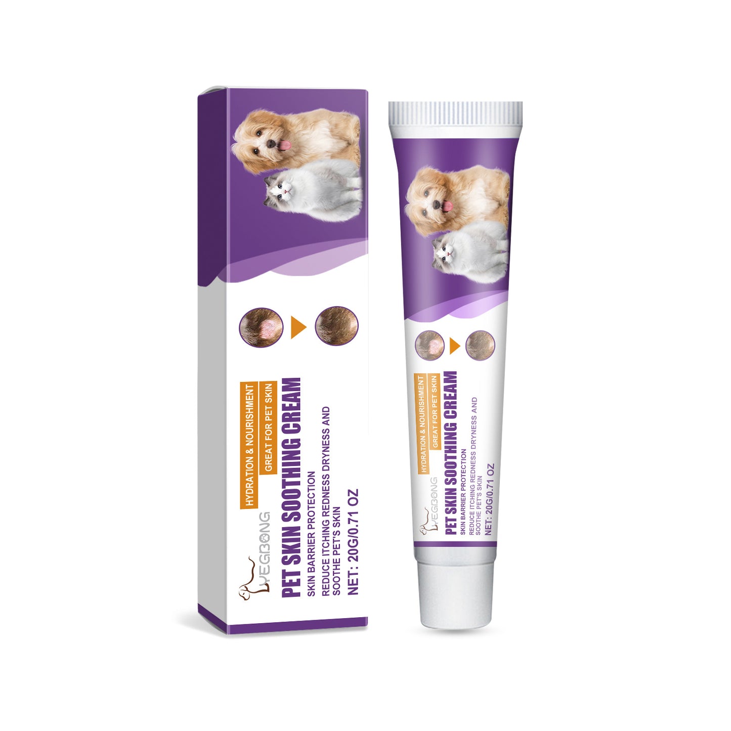 Gentle Natural Pet Skin Care Soothing Cream