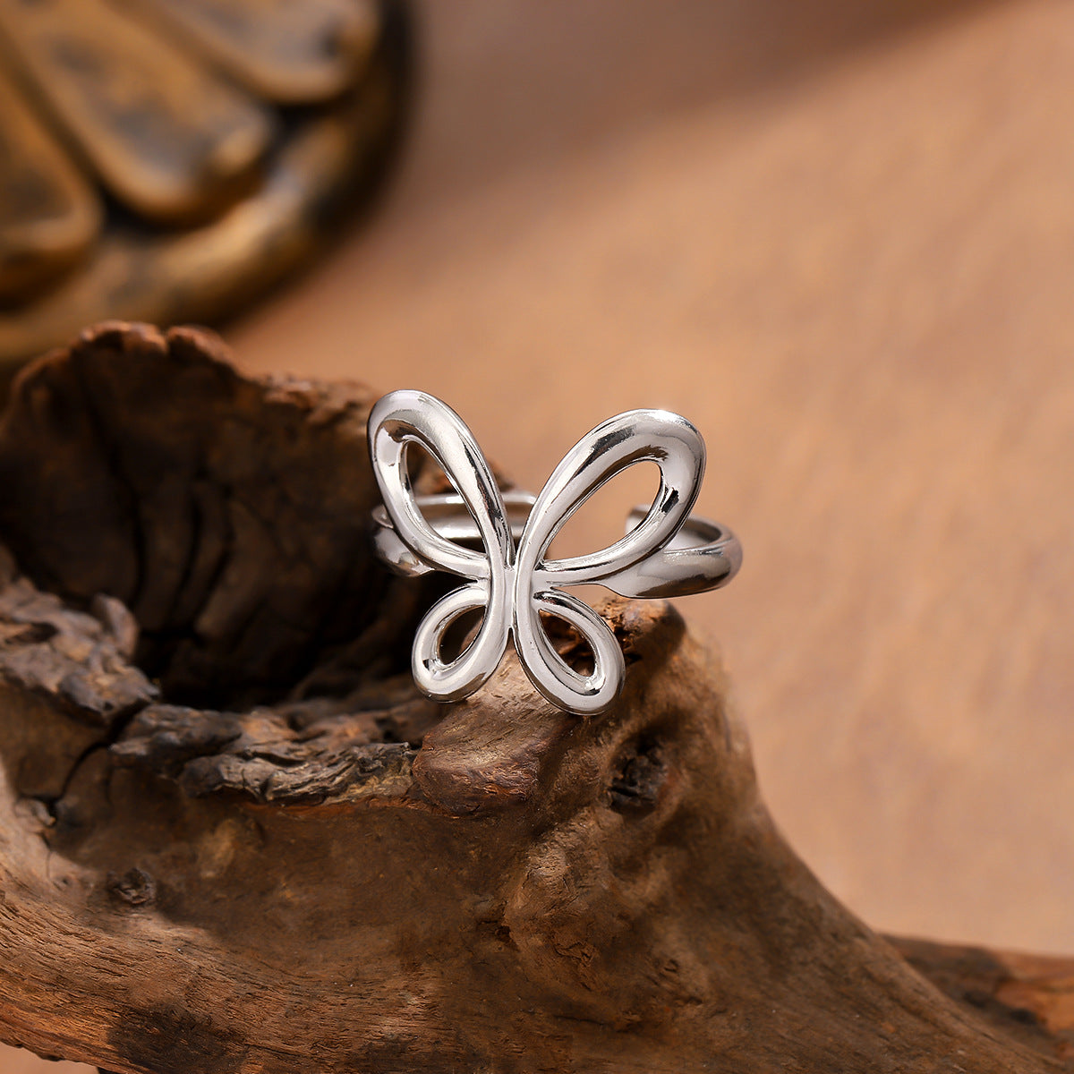Gold-Plated High-Fashion Ring For Women