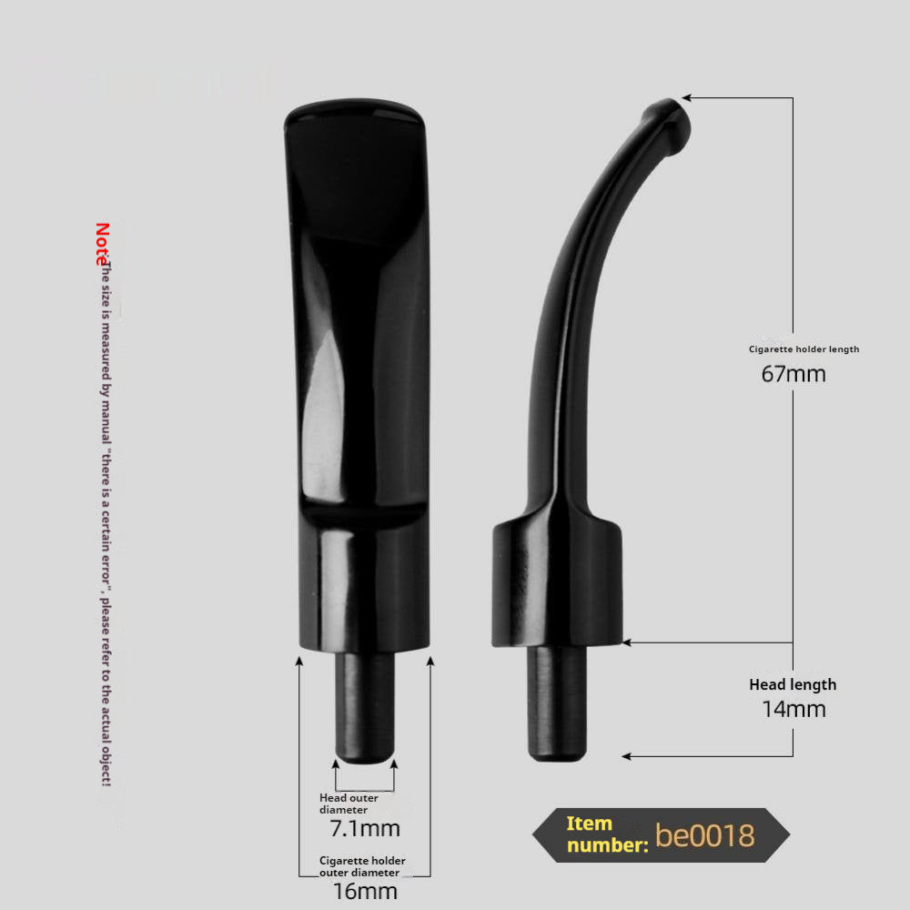 Acrylic Wood Incense Pipe Mouthpiece Accessories