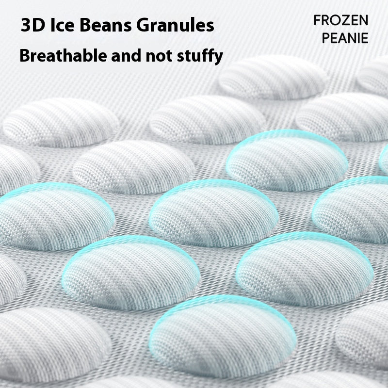 Oval Ice Silk Cooling Pet Bed For Cats And Small Dogs