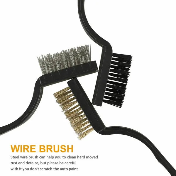 Detailing Brush Set Power Scrubber Drill Brushes Car Polish Pads Car Cleaning Brush For Car Air Vents Rim Dirt Dust Clean Tools