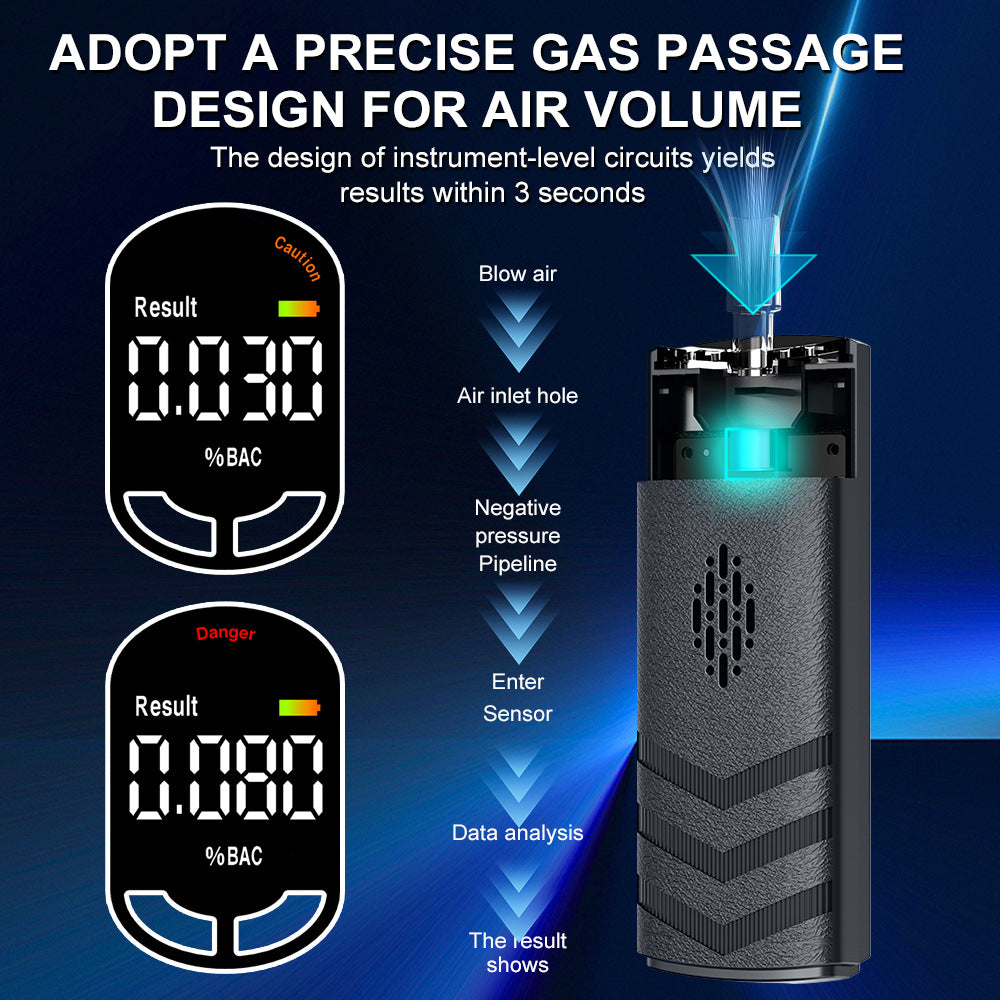 English Alcohol Tester Detector Personal Household Portable High-Precision