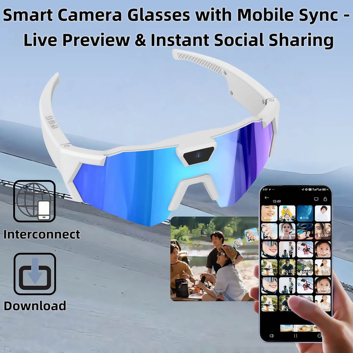 Smart Glasses For Outdoor Cycling Sports