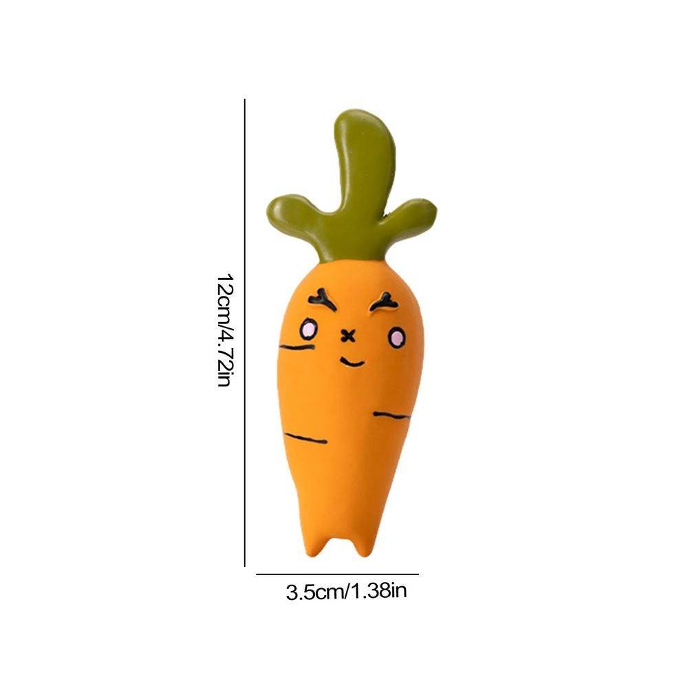 Cute Vegetable Dog Chew Toys Cartoon Onion Eggplant Teething Toy Puppies Latex Reusable Teethers Vegetable Figures For Dogs