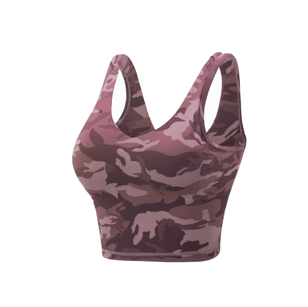 Vest Sports Bra Printed Yoga Suit