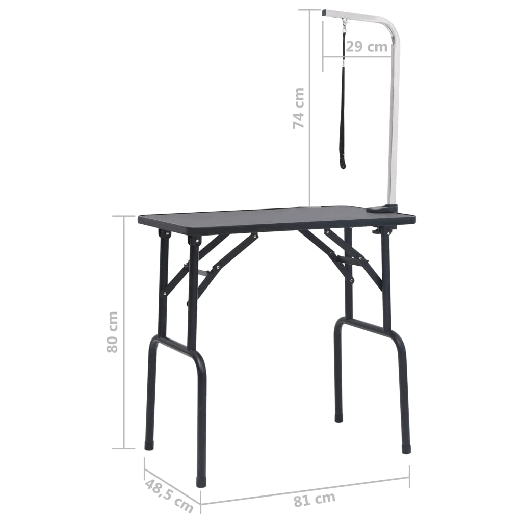 Adjustable Grooming Table for Dogs with 1 Loop