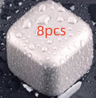 Pure Titanium Ice Cubes Food-Grade Metal Ice-Making Gadget
