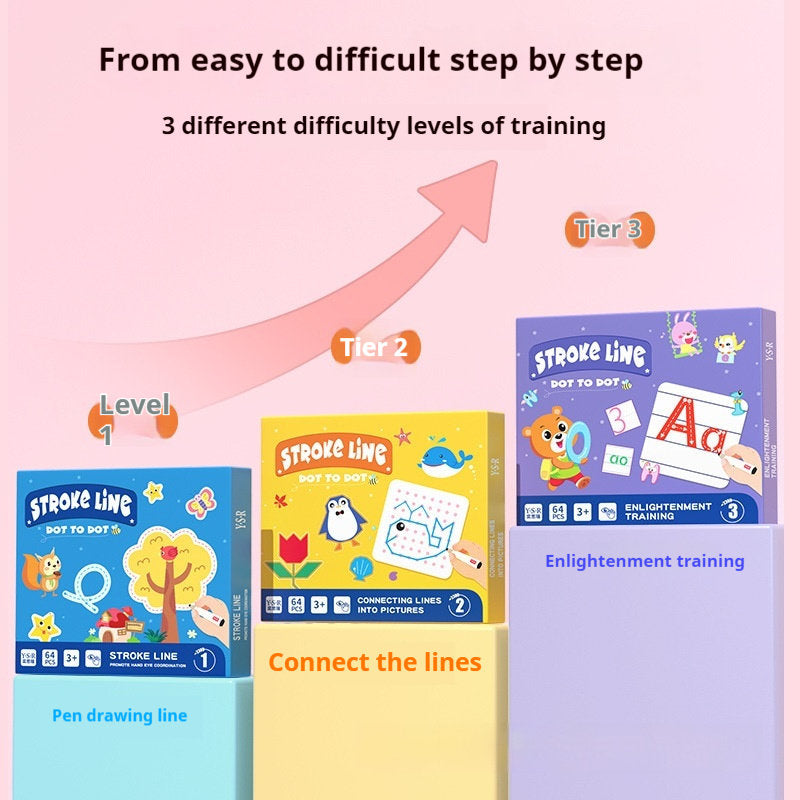 Pen Control Training Kindergarten Children's Transport Erasable Concentration Toys