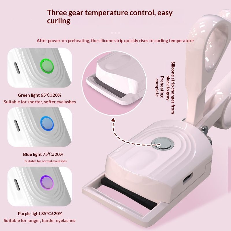 Electric Lash Curler With Multi Level Temperature Control A Beauty Tool For Setting And Curling Lashes