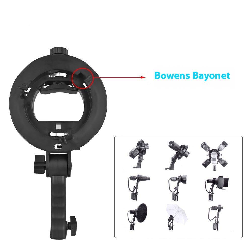 Photography Equipment S-type Chuck Bracket Flashlight Bracket Handheld