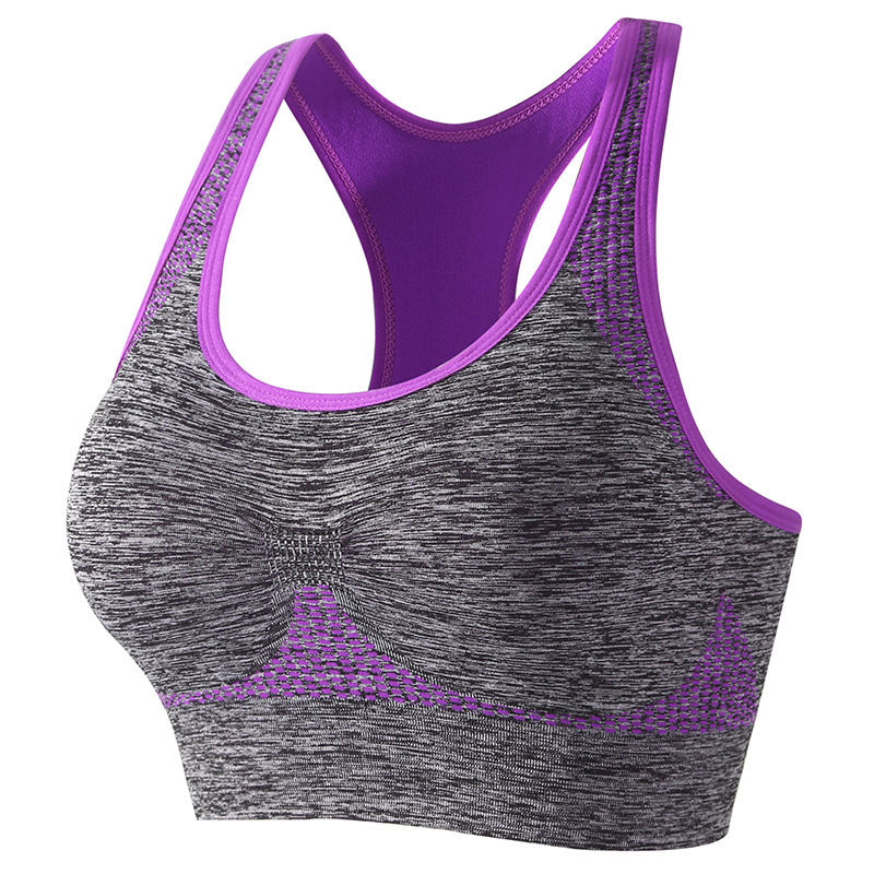 Running Fast Drying Shockproof Fitness Yoga Vest Without Steel Ring Gathering Sports Bra