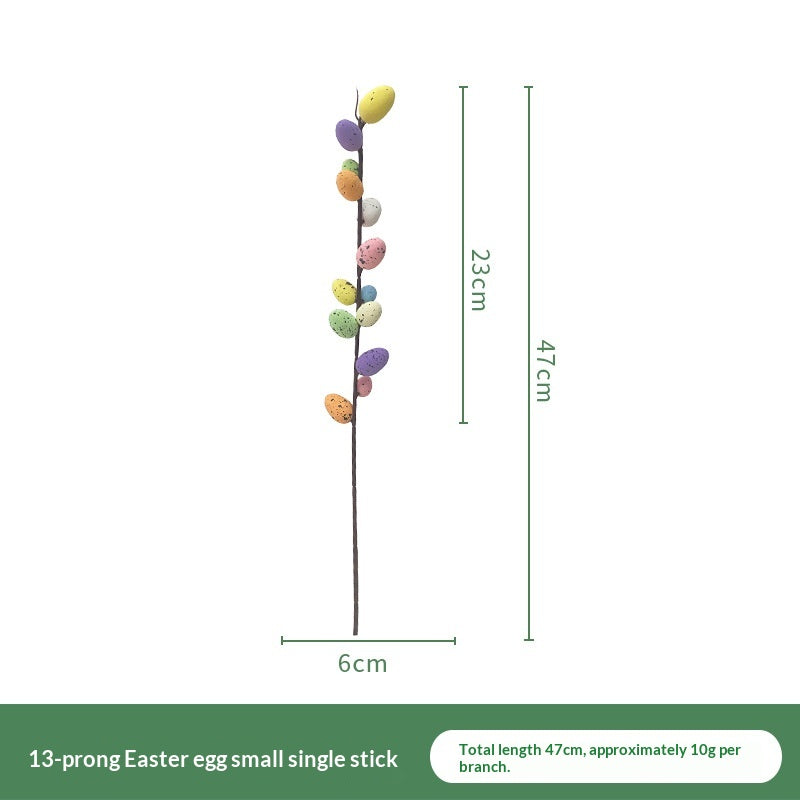 Easter Home Indoor Decor Artificial Foam Floral Arrangement Accessories