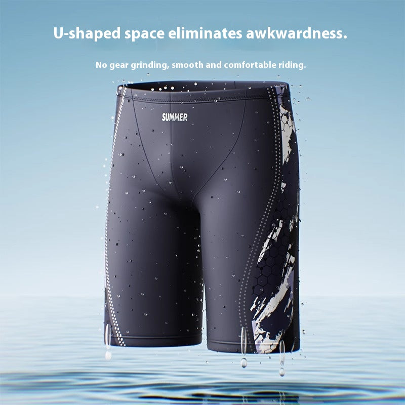 Five-Point Quick-drying Men's Boxer Professional Training Racing Equipment
