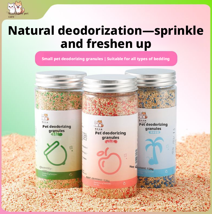 Pet Deodorant Granules-Apple Flavor-120g-1 bottle
