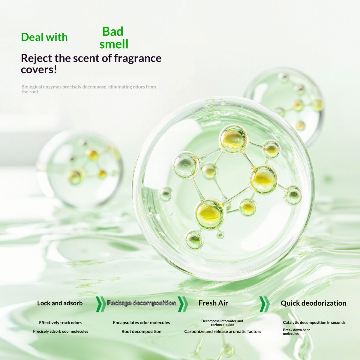 Pet Odor-removing Bio-enzyme With A Pet-friendly Fragrance