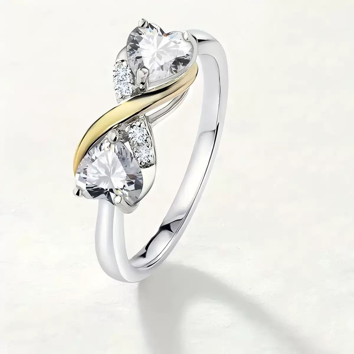 Mother And Daughter Unlimited Care And Love Ring